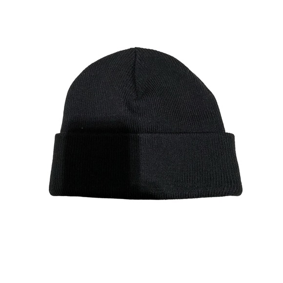 Kangol Beanie Hat Acrylic Cuff Pull On Black Knit Winter Casual Women's One Size - Picture 2 of 5